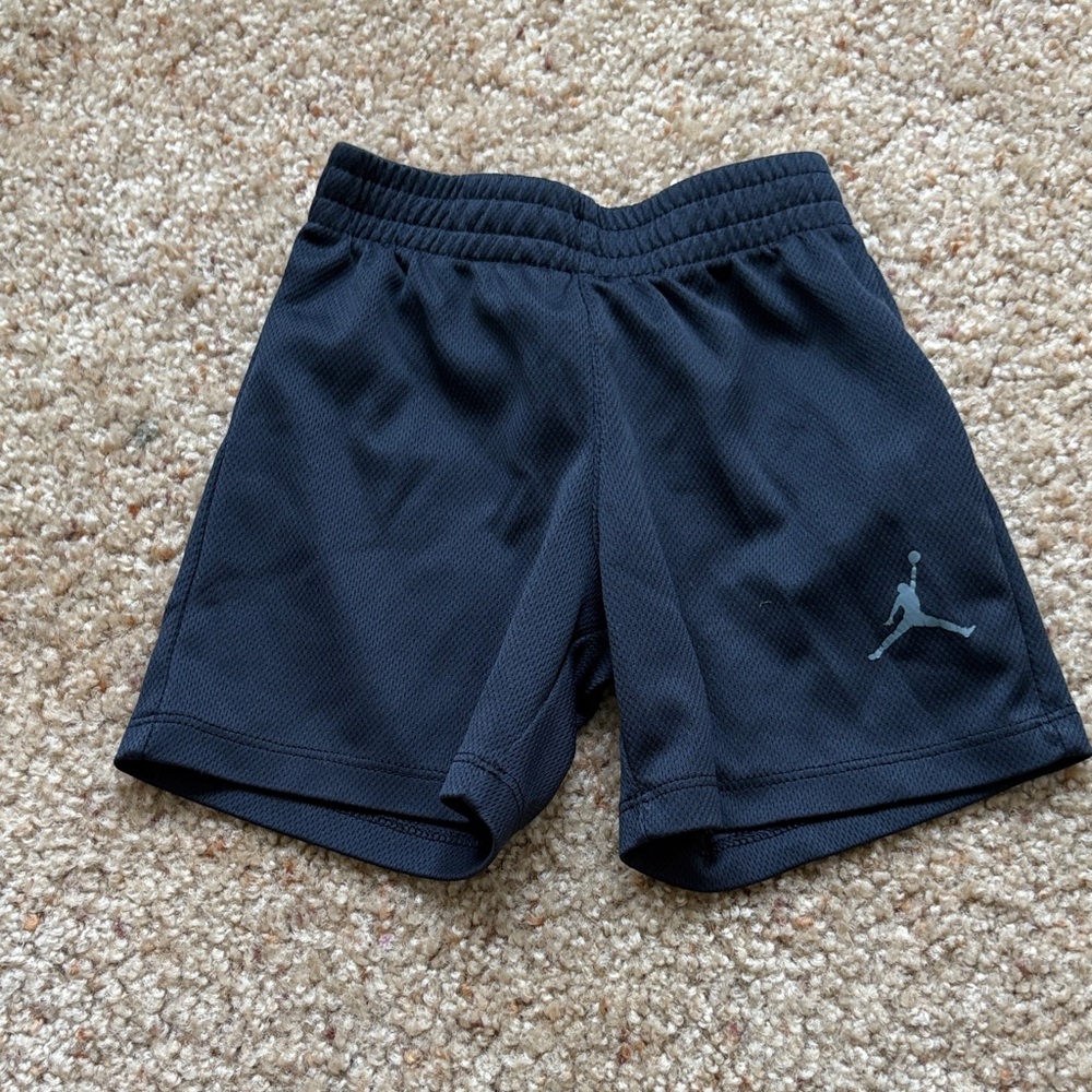 Kids Black Athletic Shorts